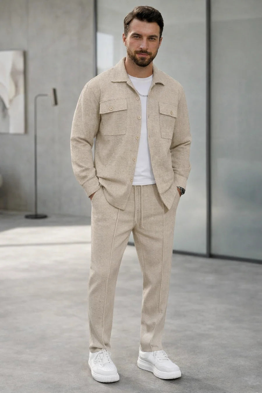 Completo Uomo Giacca e Pantaloni Linea Pulita