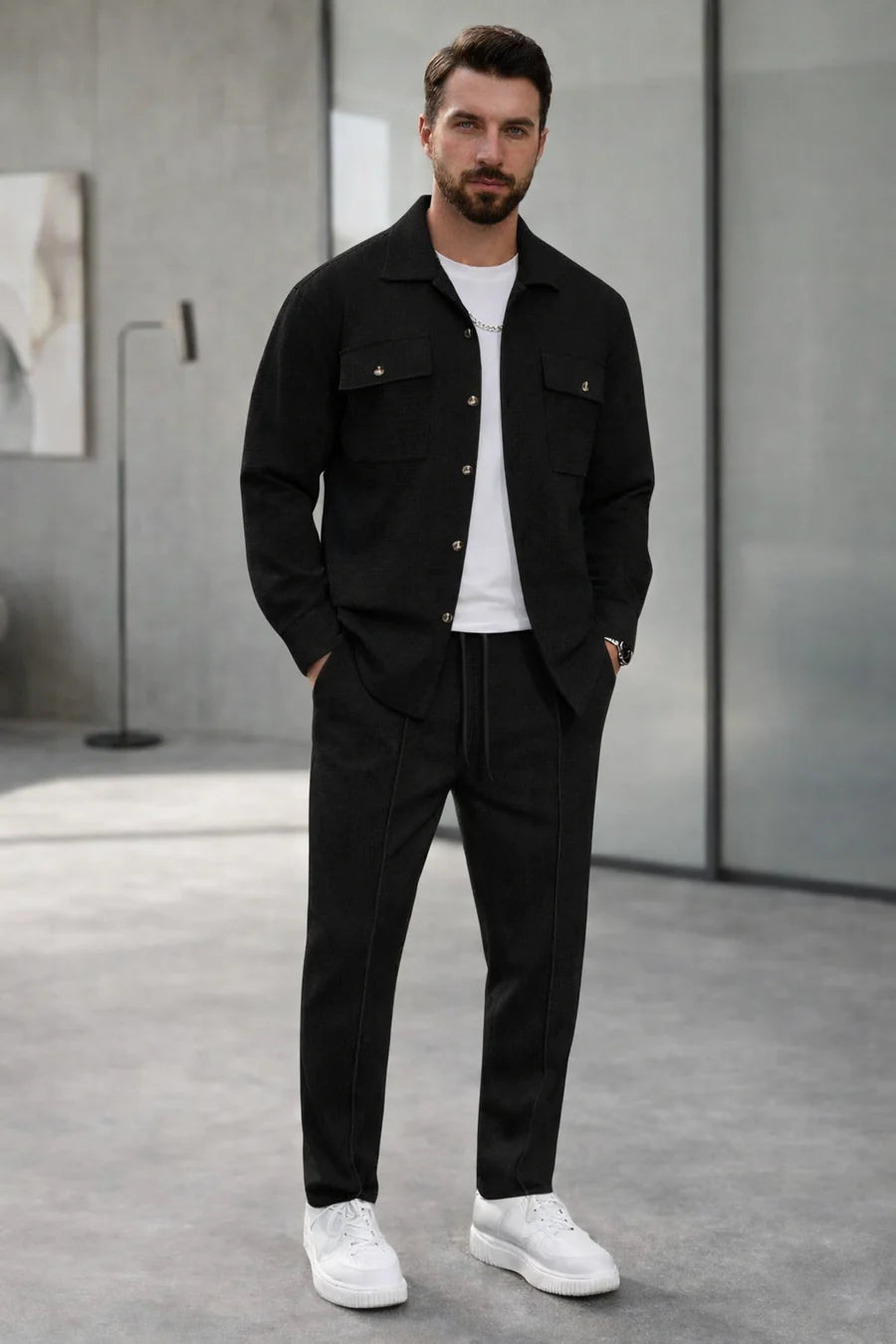 Completo Uomo Giacca e Pantaloni Linea Pulita