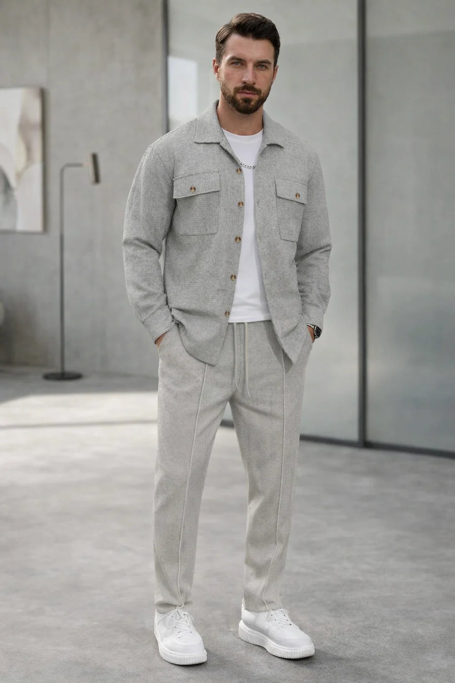 Completo Uomo Giacca e Pantaloni Linea Pulita